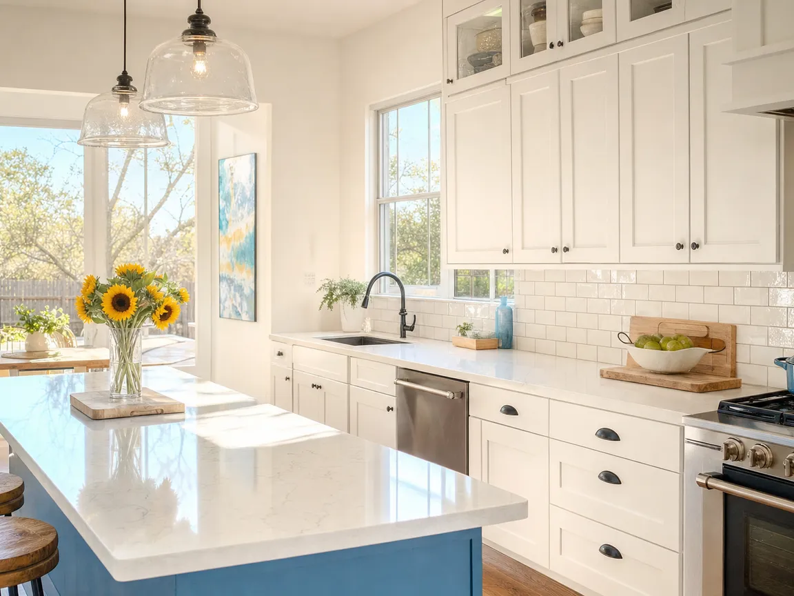 Kitchen after a Bright Nest clean